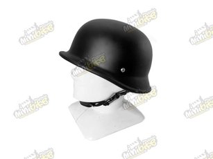 Přilba německá armáda černá matná -L
