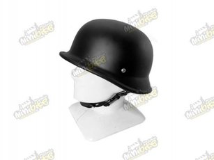 Přilba německá armáda černá matná -XXL