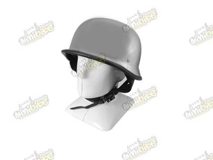 Německá helma chromová - zrcadlový lesk L