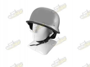 Německá helma chromová - zrcadlový lesk XL