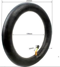 Duše 10x2,125 ventil zahnutý 135 stupňů Duše 10x2,125 ventil zahnutý 135 stupňů
