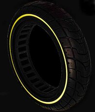 Pneumatika 9,2x2 (50-156) plná ultra-lehká fluorescenční