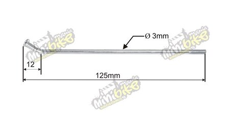 Špic 50-8 125mm pro kolo 12" SDG náboj
