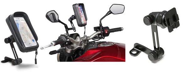 Držák mobilu 160x80mm SHAD na zrcadlo