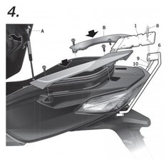 Nosič kufru SYM JOYMAX GTS NEW 125-300 13-14 S0JM13ST