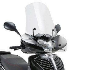 Plexi GIVI + montážní sada GiVi 44x66,5cm pro Keeway Logik 125 150ccm
