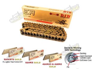 Řetěz 428NZ ER DID 120 článků ExclusiveRacing motokros