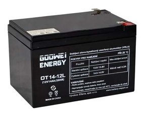 Akumulátor 12V 14Ah pro elektromotory 6-DZM-12 rozměry jako 12Ah akumulátor