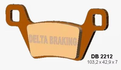 Brzdové obložení DB2212OR-D KH600 Kymco