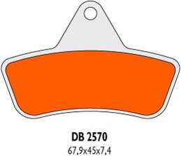 Brzdové obložení DB2570QDN DB2570QDN