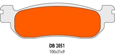 Brzdové obložení Delta Braking DB2051RDN