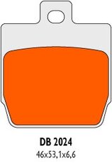 Brzdové obložení Delta Braking Sinter DB2024SRN