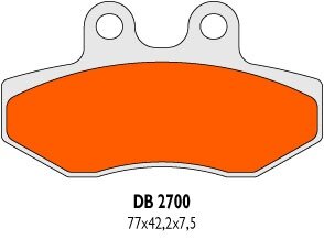 Brzdové obložení Delta Braking Sinter DB2700SRN