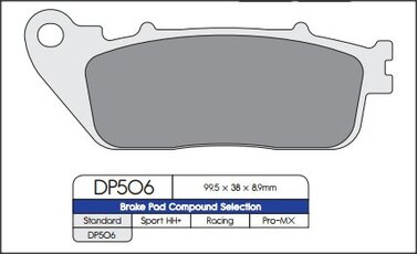 Brzdové obložení DP506 pro HONDA VFR, CB