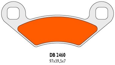 Brzdové obložení Delta Braking Sinter DB2460QDN