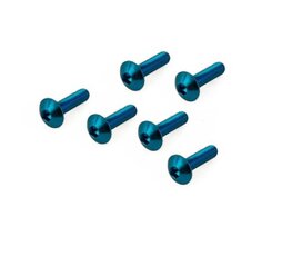Šroub M5x20mm alu modrá cena za 6 kusů