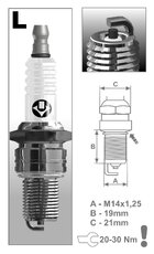 Zapalovací svíčka BRISK L14C SUPER