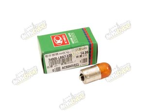 Žárovka 12V 10W BAU 15S oranžová