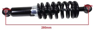 Tlumič 280mm pro pitbike zadní nastavitelný