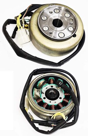 Stator a rotor pro čopr Jinlun250-5