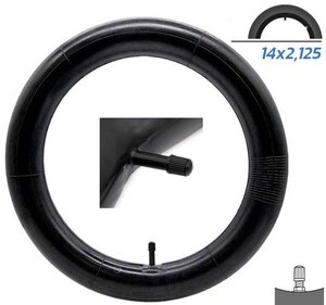 Duše 14x2,125 rovnej ventil