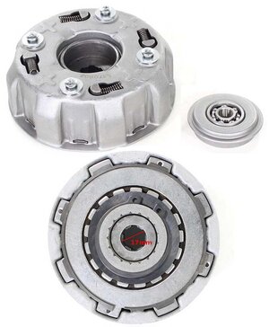 Spojka ATV poloautomat plechová ATV110 ATV125 se zpátečkou +ložisko