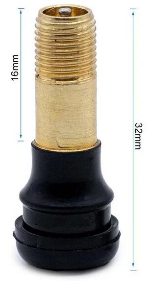 Ventil na disk pro bezdušové pneumatiky na koloběžkách vysoký