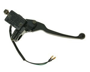 Brzdová pumpa pravá černá - komplet