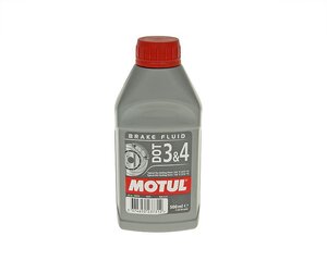 Brzdová kapalina DOT3&4 Brake Fluid 500ml