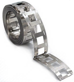 Poniklovaný plíšek na bodové svařování akumulátorů 2P 18650 10 metrů Poniklovaný plíšek na bodové svařování akumulátorů 2P 18650 10 metrů