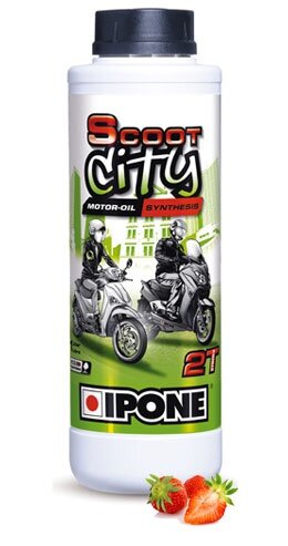 Olej IPONE Scoot City 2T jahodová vůně JASO M 345 FD Olej IPONE Scoot City 2T jahodová vůně JASO M 345 FD