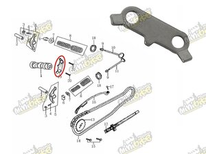 Držák vačky a tyčky vahadel pro ZS W150 15108-JE15-0000 Držák vačky a tyčky vahadel pro ZS W150 15108-JE15-0000