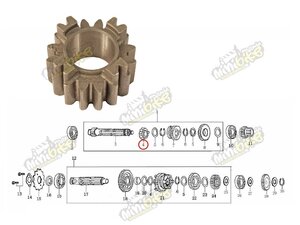 Ozubené kolečko 16z 2 převodového stupně na primárním hřídeli
