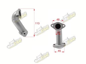 Příruba karburátoru JH-70 4T pro ATV a Pitbike 110/125