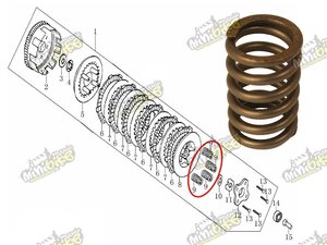 Pružina spojkového koše ZS W150 22142-JE15-0000