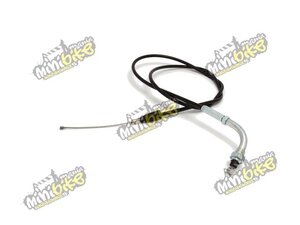 Plynové lanko pro pitbike 125cc 90° 93/84cm