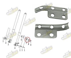 Držák brzdové hadice PisterPro LXR12-14 53434-X5-100-D1