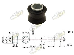 Pouzdro tlumiče 10mm