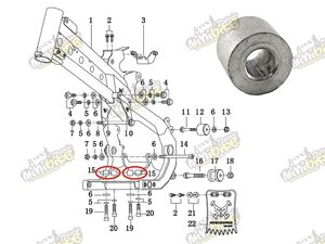 Vymezovací váleček 8x18x14 pro PisterPro LXR12-14 Vymezovací váleček 8x18x14 pro PisterPro LXR12-14