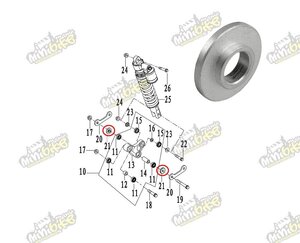 Vymezovací podložka přepákování pro PisterPro LXR12-14 52187-X5-100L-F