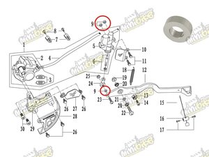 Vymezovací pouzdro zadní brzdy PisterPro LXR12-14 43121-X5-100L Vymezovací pouzdro zadní brzdy PisterPro LXR12-14 43121-X5-100L