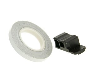 Páska lepicí na disk 7mm (600cm) stříbrná reflexní