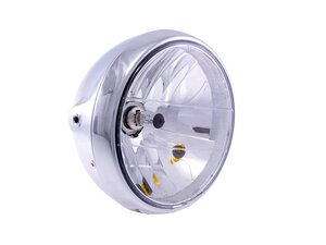 Přední světlo H4 chromové Přední světlo H4 chromové