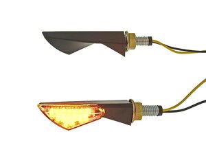 Směrovky LED M8 set NewSphere - čiré sklo - černé