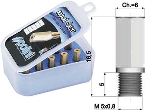 Hlavní tryska pro Keihin PWK karburátor sada od 120-138 Polini Hlavní tryska pro Keihin PWK karburátor sada od 120-138 Polini