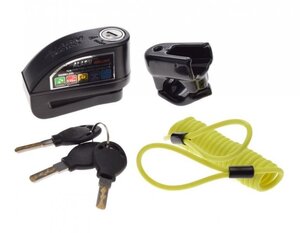 Zámek s alarmem Unit sada ON/OFF 110dB Černý