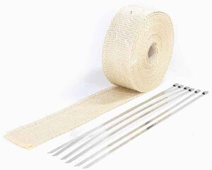 Páska na izolaci horkých částí - výfuk 1,5x50mm 10 metrů béžová barva