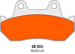 Brzdové obložení DB2036RDN pro Honda Helix CN 250 Fusion Spazio