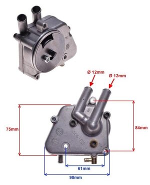 Vodní pumpa Yamaha Majesty 125/150/180cc