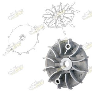 Poloremenice variátoru Kymco 125cc až 200cc Agility, Like, Super8, People